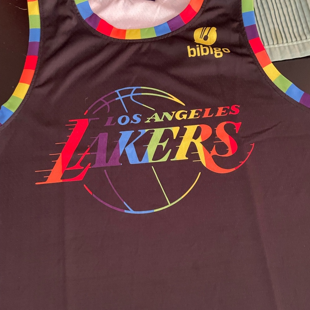 Los Angeles Lakers Multicolor Pride Jerseys